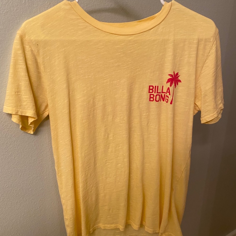 Billabong Relaxed T-shirt - Yellow “Stoked”